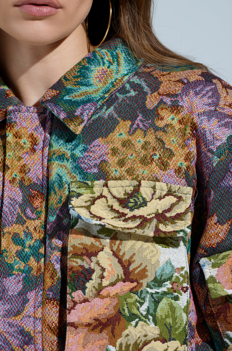 LOGAN SQUARE JACQUARD BOMBER