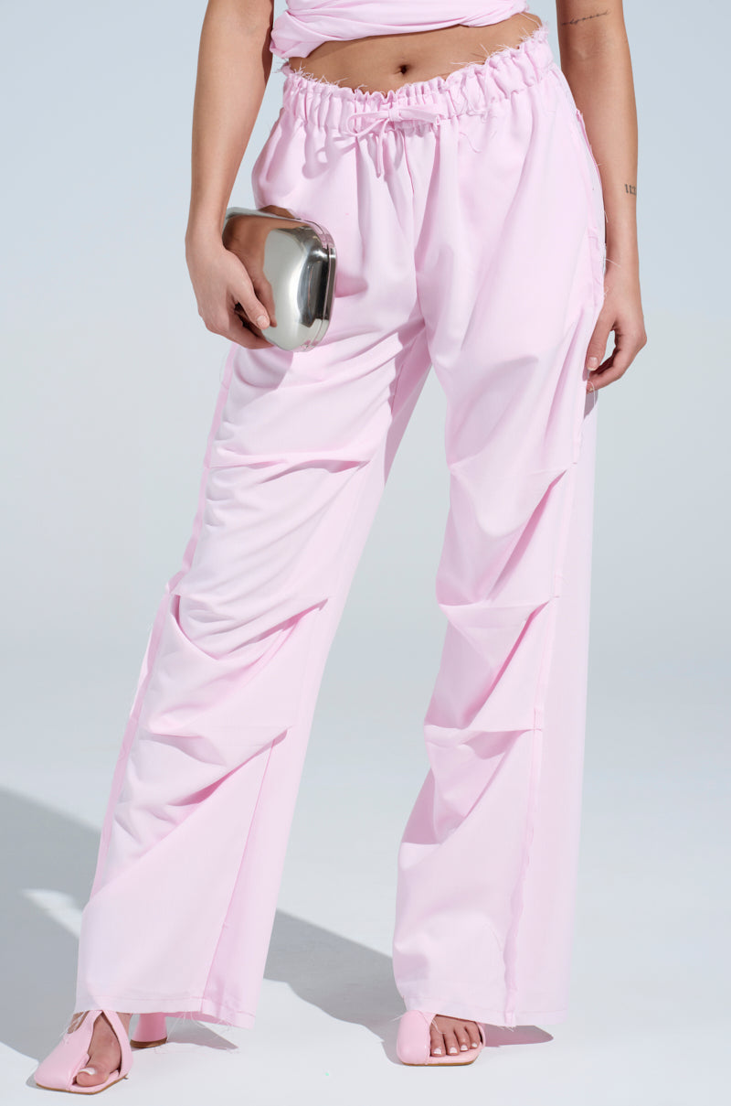 KALI RUCHED WIDE LEG PANT