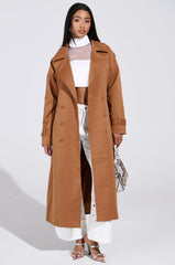 NEW YORK MINUTE TRENCH IN BROWN