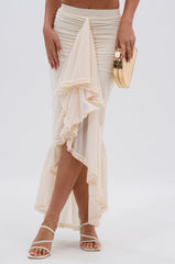 MELISSA MESH RUCHED SKIRT