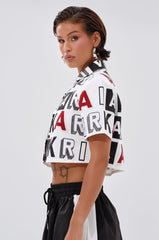 READ IT BABY BUTTON DOWN