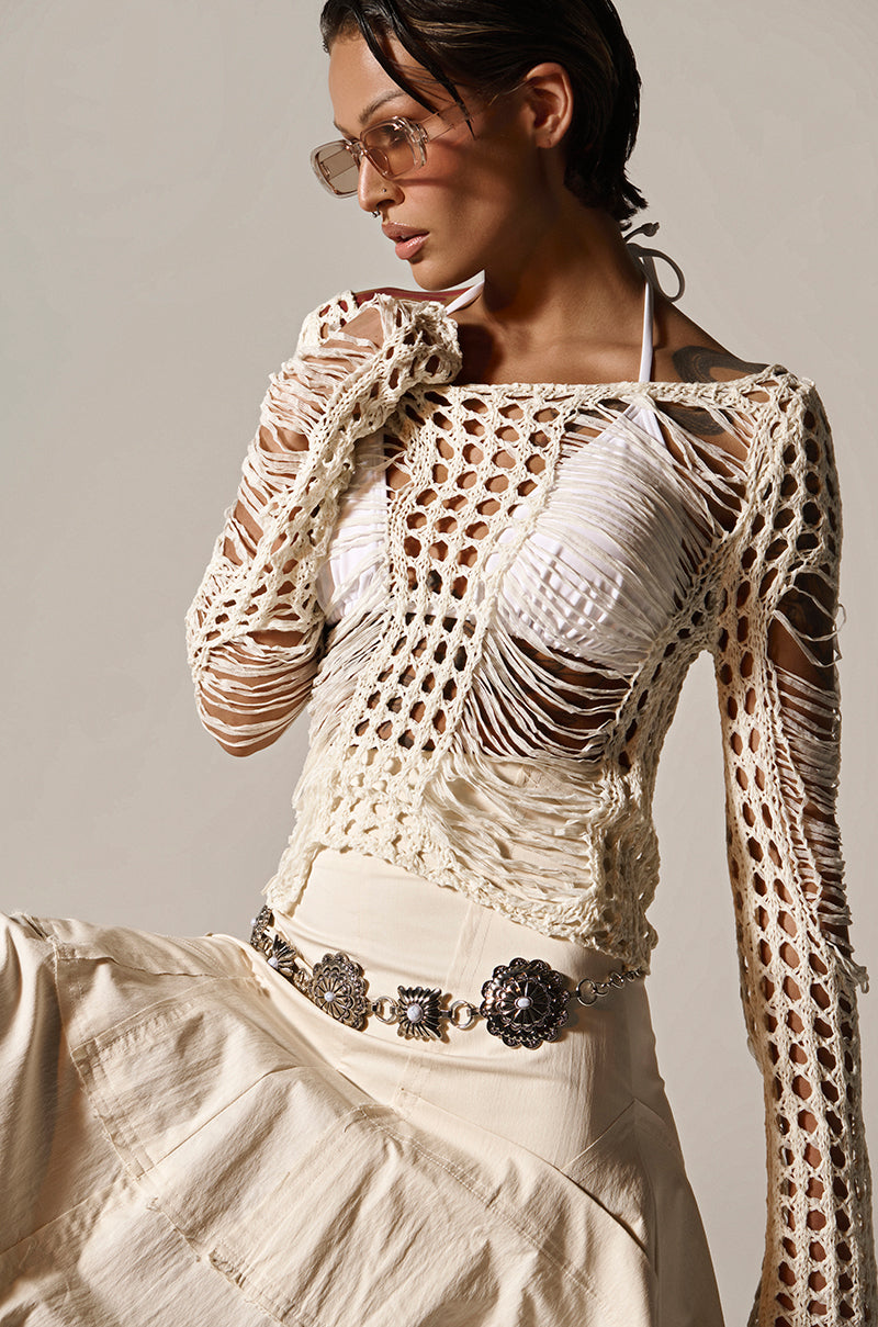 GINA LONG KNIT TOP
