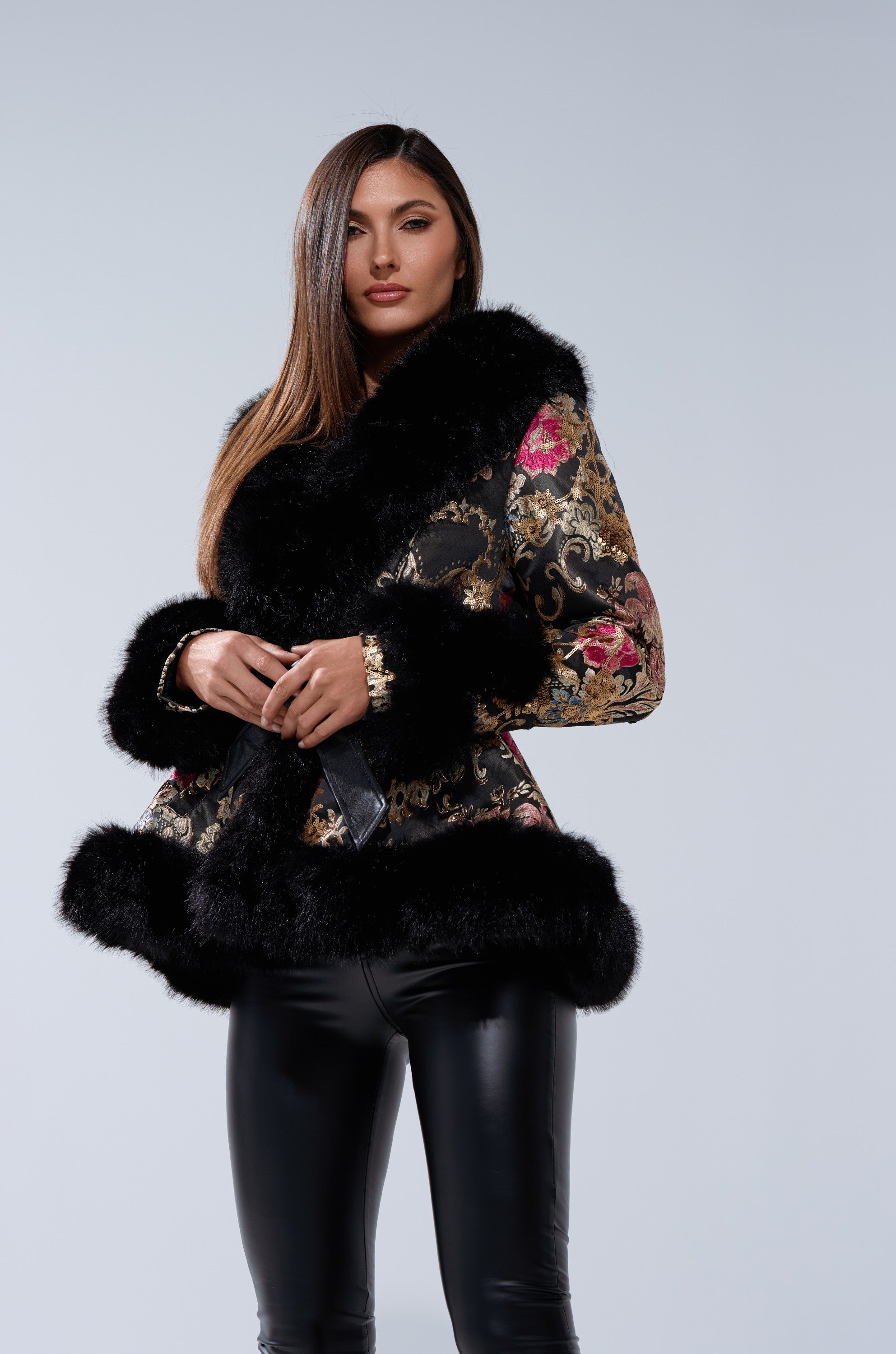 KENZY LUXE FUR TRIM MOTO