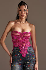 OH HOT DAMN RHINESTONE CORSET