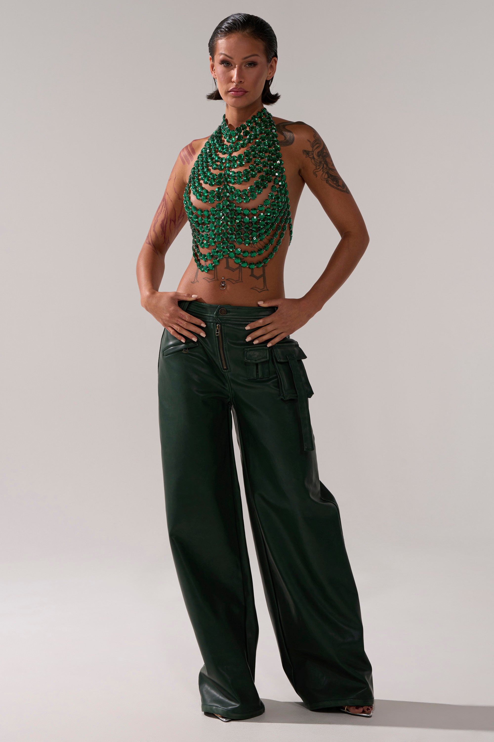 LET THE FEELINGS TAKE CONTROL BEADED BRALETTE