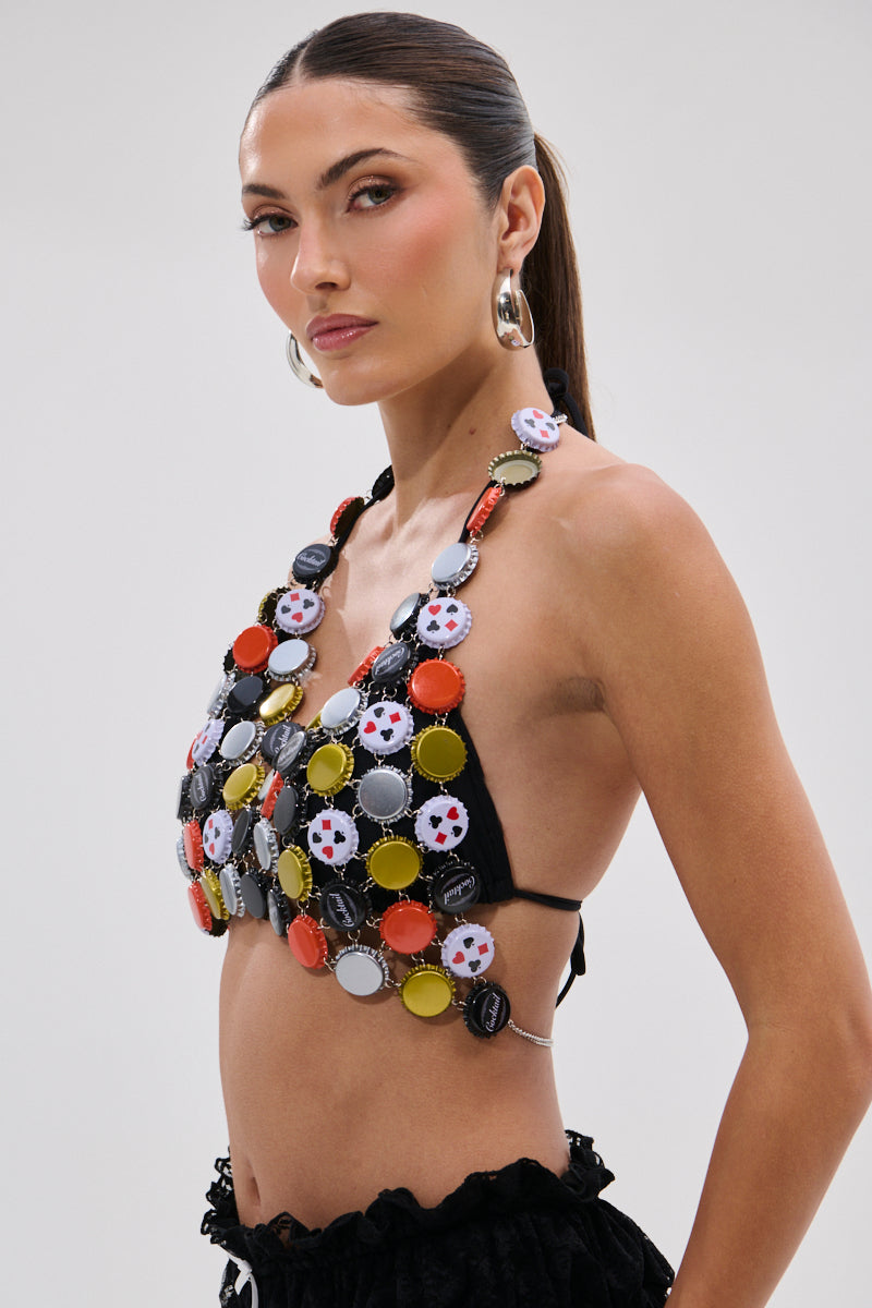 BOTTLE CAP BRALETTE