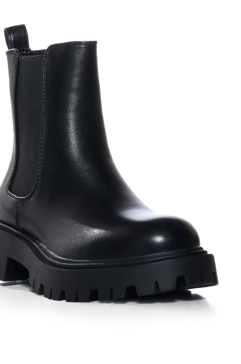 AZALEA WANG BRIDGE BLACK BOOTIE