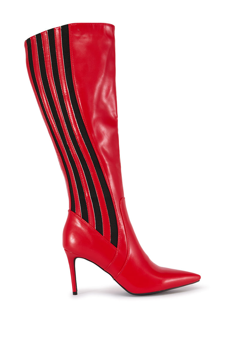AZALEA WANG CLOUDLESS RED SPORTY BOOT