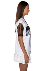 CARISSA SHORT SLEEVE MESH T-SHIRT