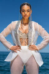 CHOSEN ONE RHINESTONE BRA TOP