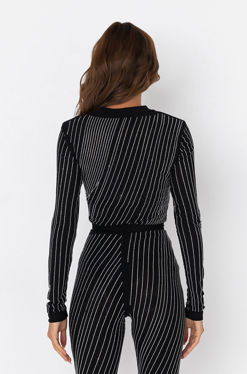 DIAMOND MESH BODYSUIT