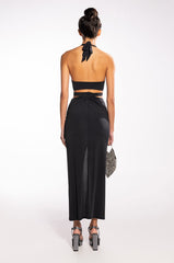 DREAMER MAXI HALTER TOP DRESS