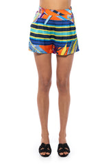 EMINA SATIN PRINTED SHORT