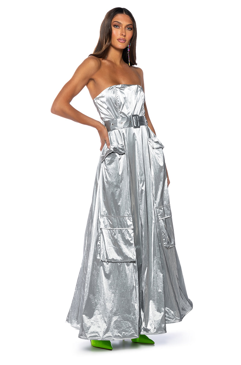 ENOLA STRAPLESS MAXI DRESS