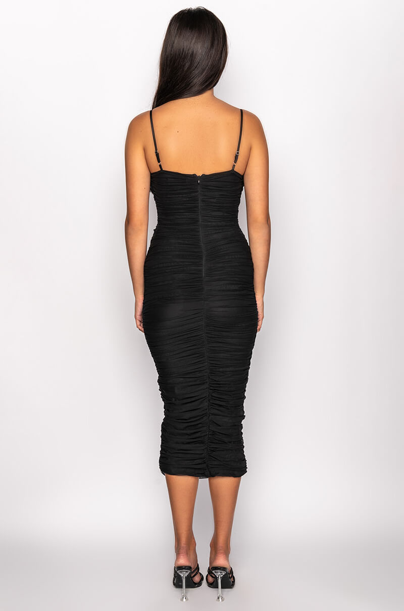 EVERYTHING YOU HEAR ABOUT MESH MIDI DRESS