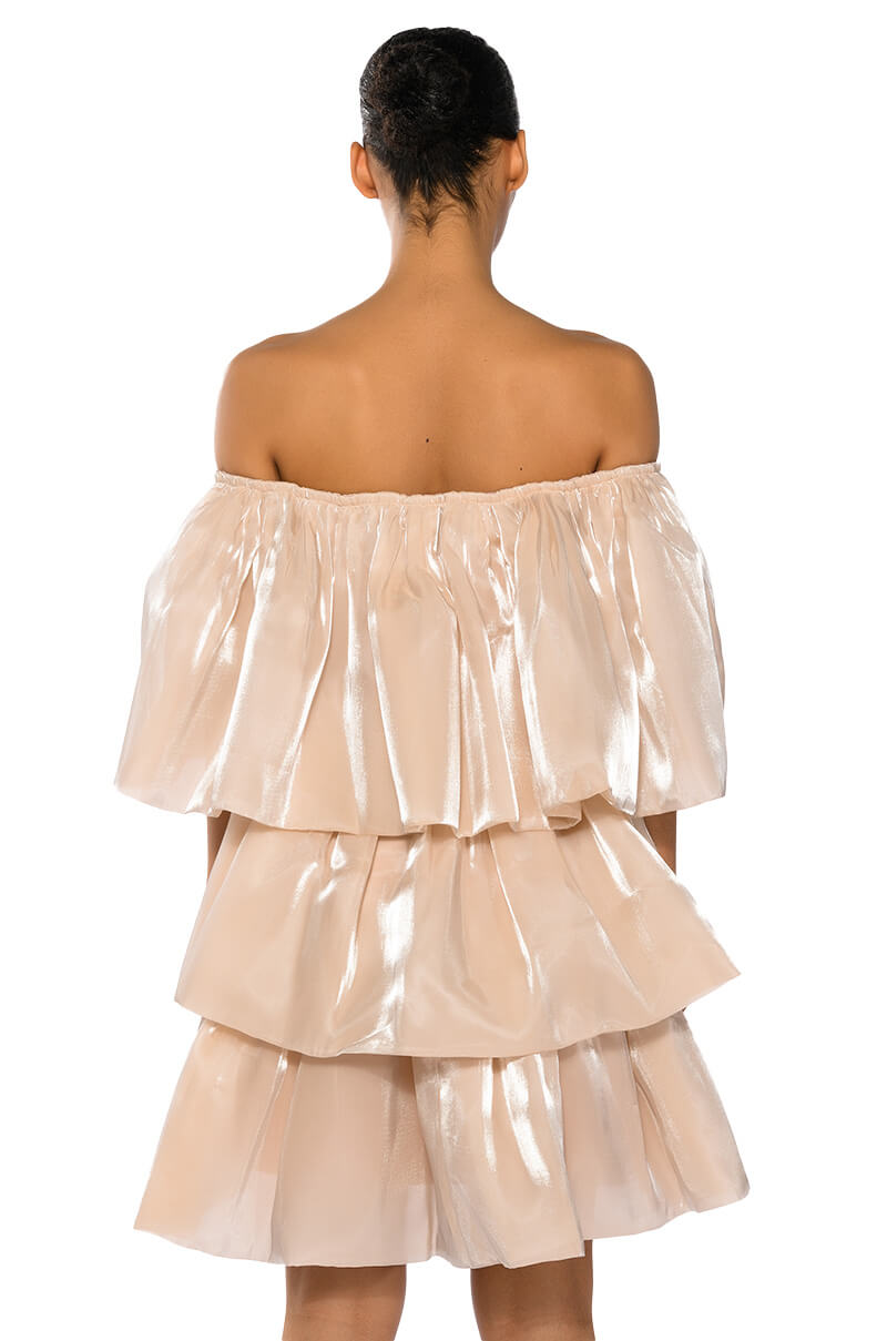 FAIRY DREAMS CHIFFON LAYERED MINI DRESS