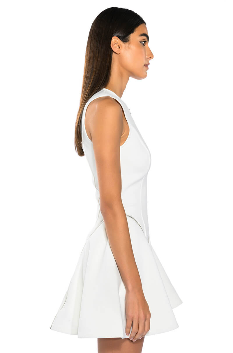 FEELING LIKE A TEN ZIPPER MINI DRESS