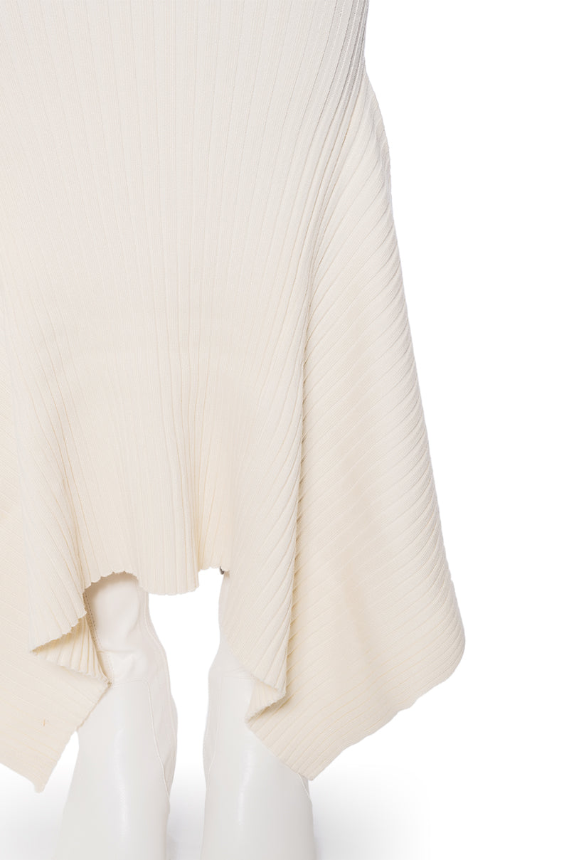 FORGET ME NOT LONG SLEEVE MOCK NECK MIDI DRESS