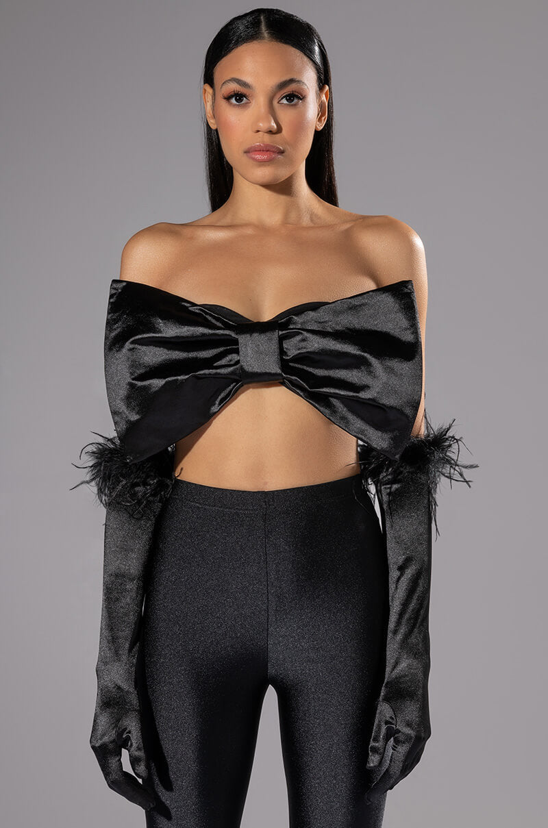 GIFT FOR YOU TUBE TOP AND GLOVES SET