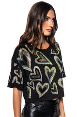 HEART ON MY SLEEVE SHORT SLEEVE T-SHIRT