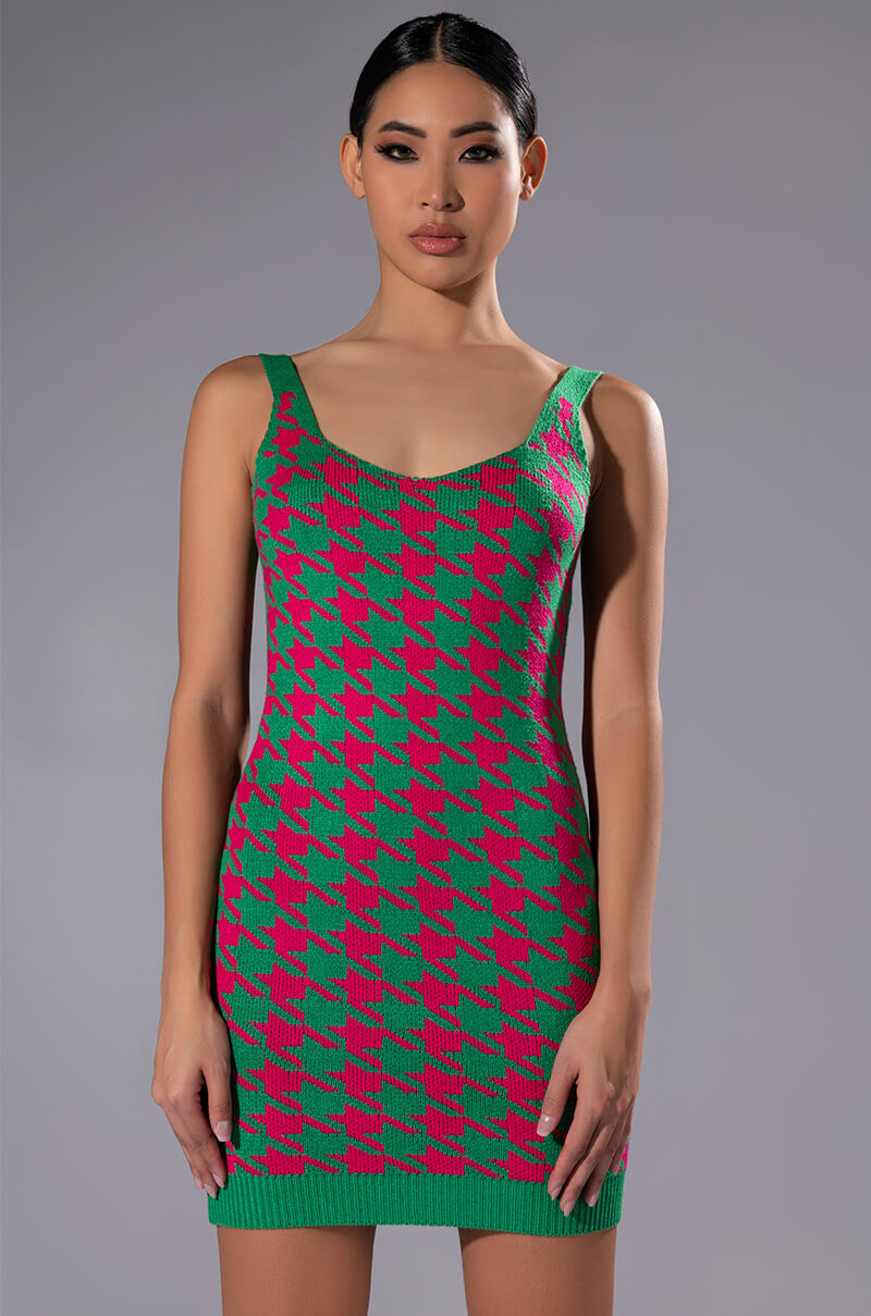 HIGHER LOVE KNIT MINI DRESS