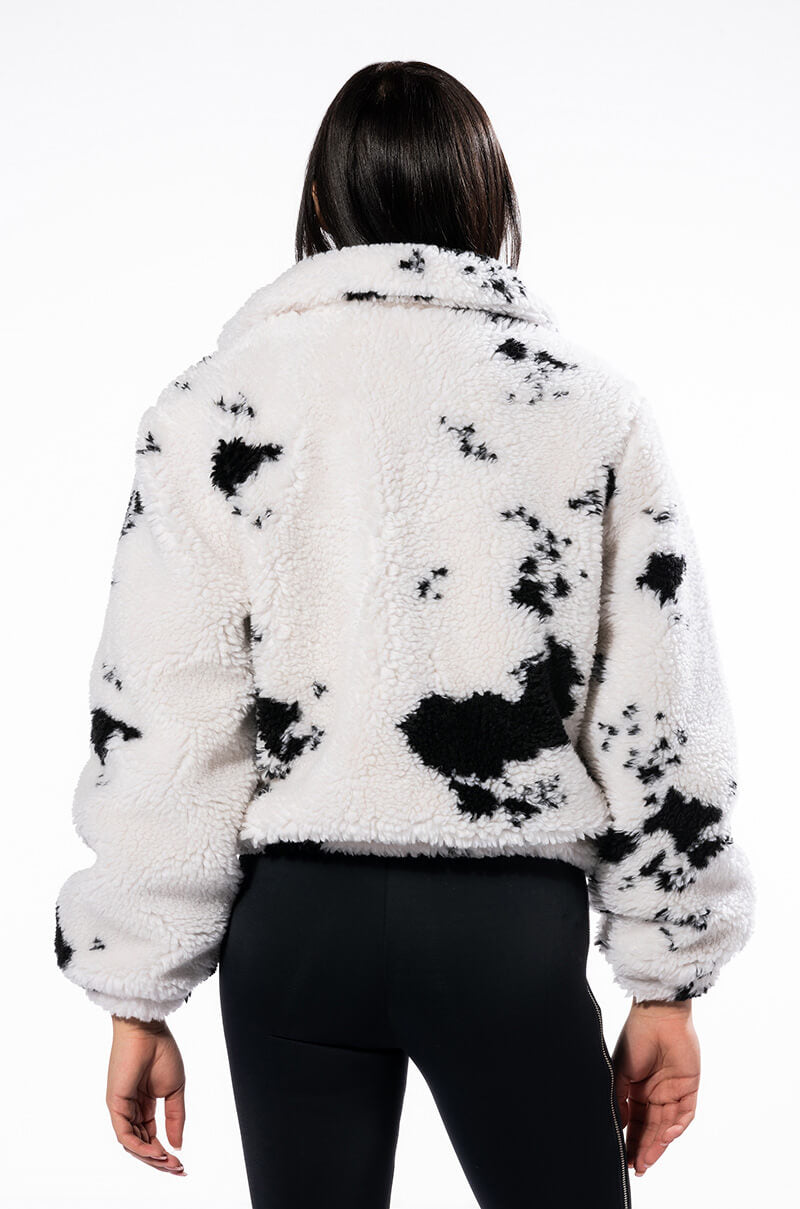 NO CAP CROPPED SATIN VARSITY BOMBER