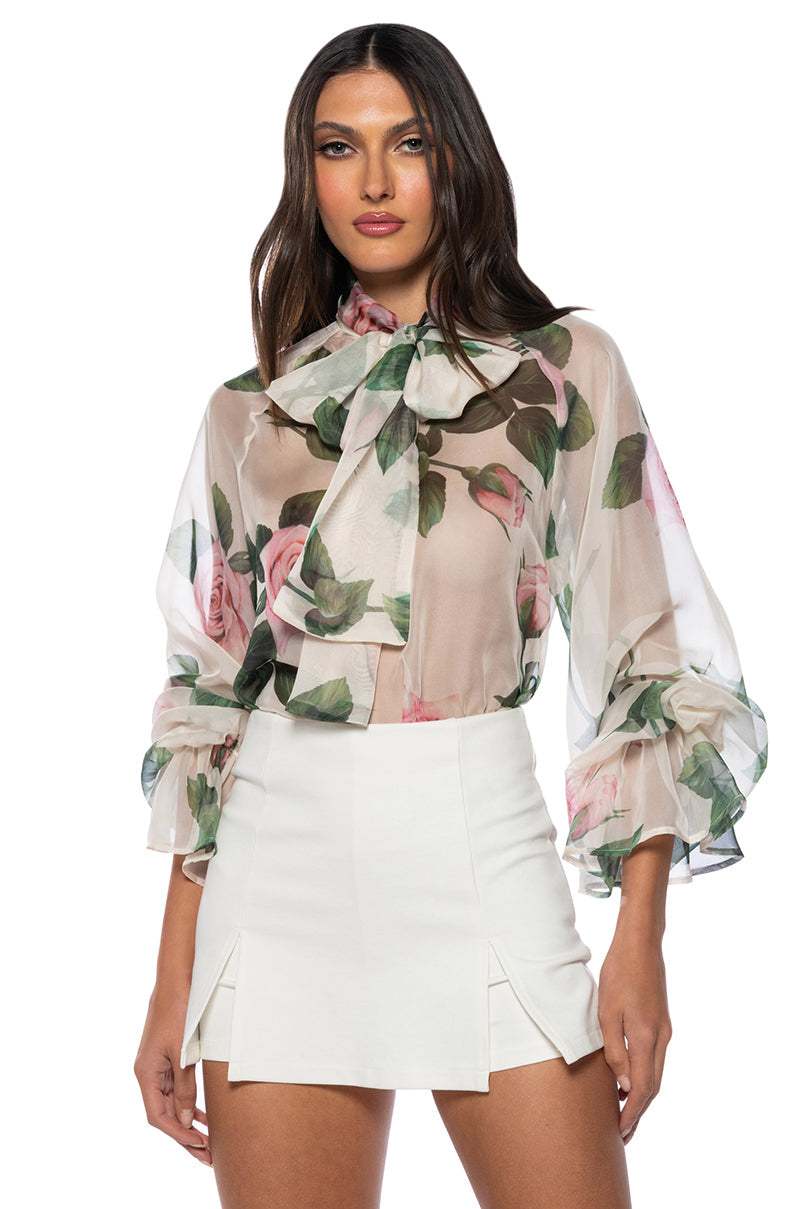 HOPELESS ROMANTIC SHEER BLOUSE