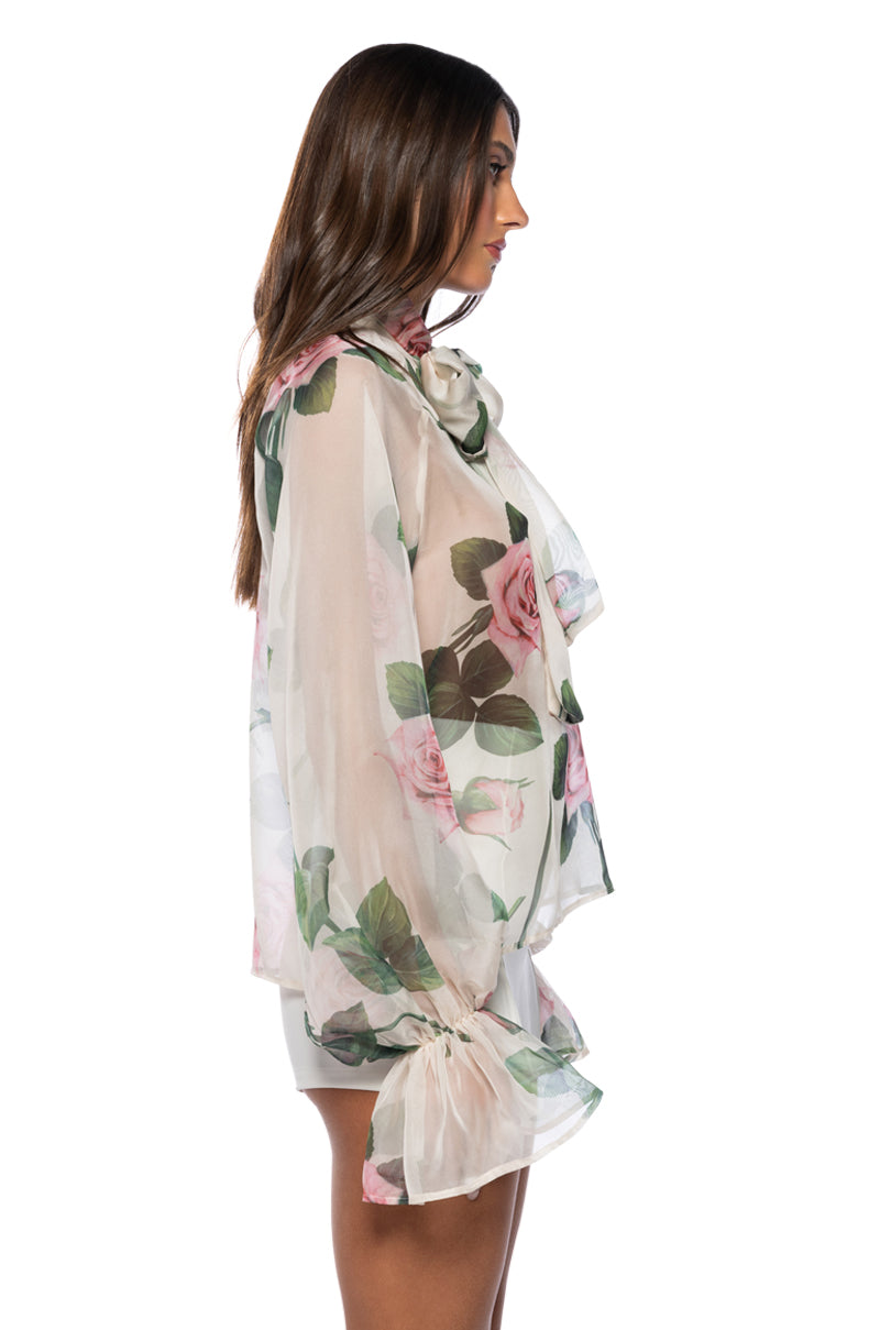 HOPELESS ROMANTIC SHEER BLOUSE