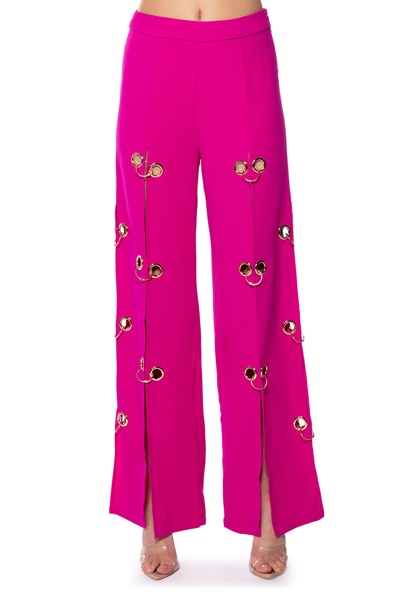 JENNY GROMMET TROUSERS