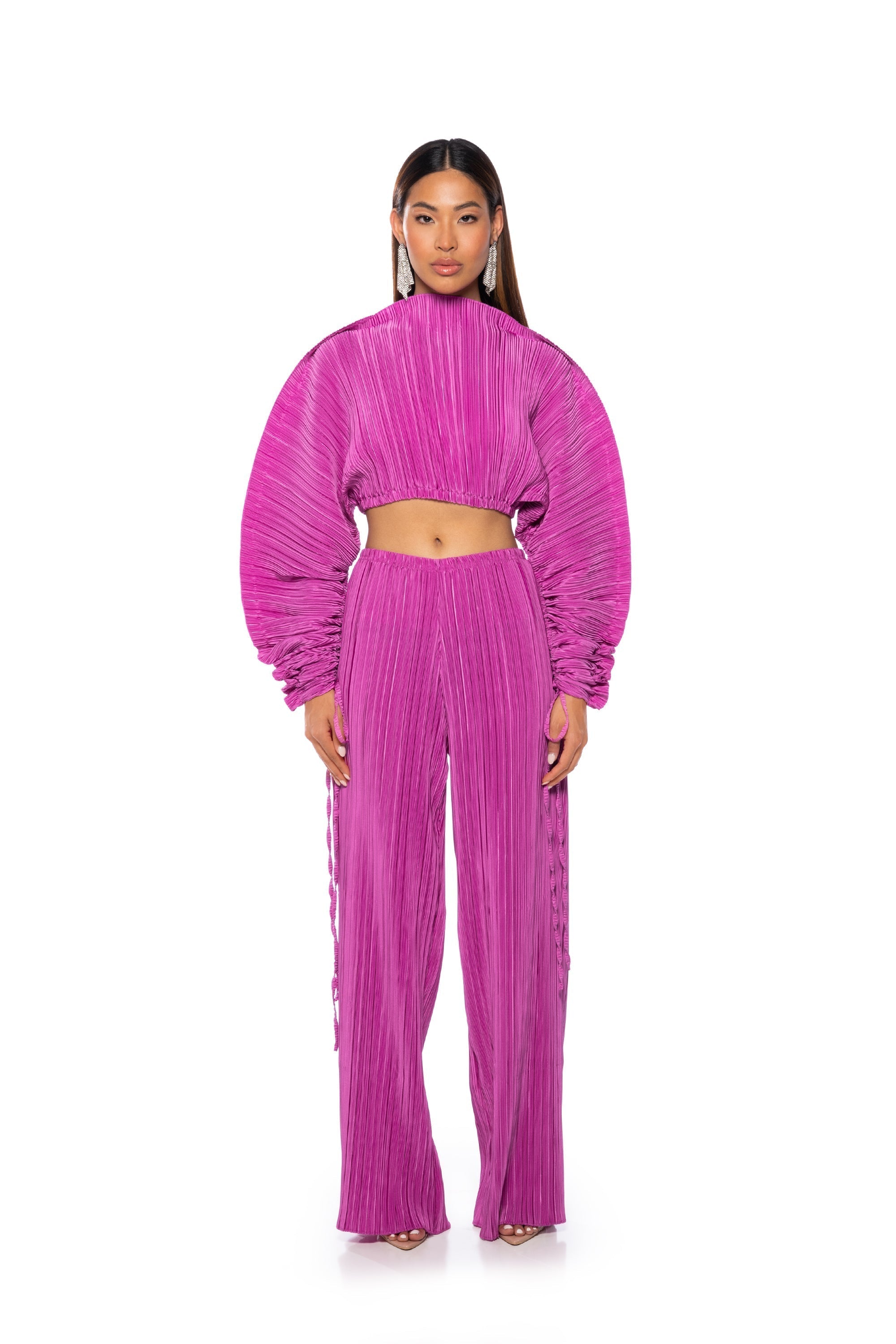 JUMP ON IT LONG SLEEVE TOP IN PINK