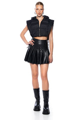 KEEP IT CASUAL SELF TIE PUFFER VEST