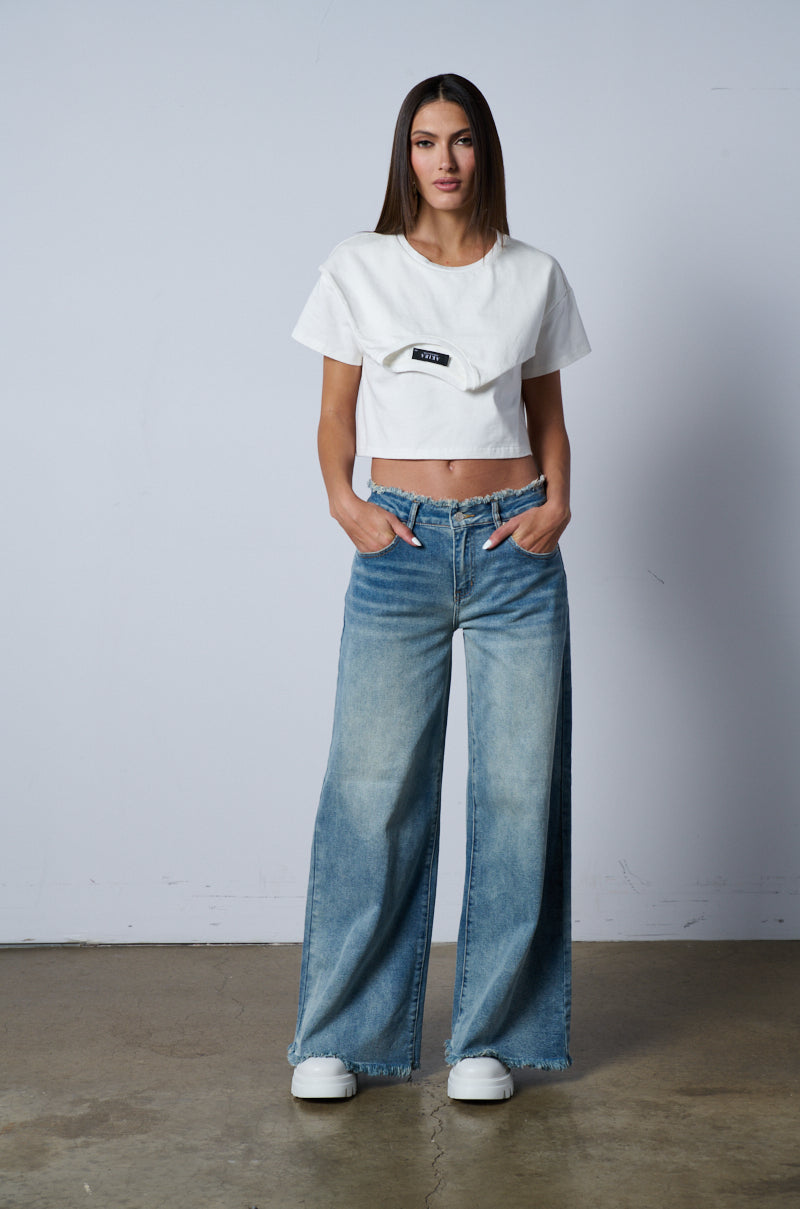 LARK ULTRA WIDE LEG JEAN