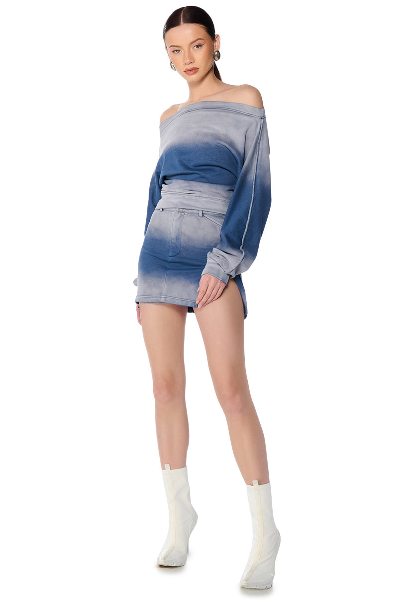 LEONA OMBRE MINI SKIRT
