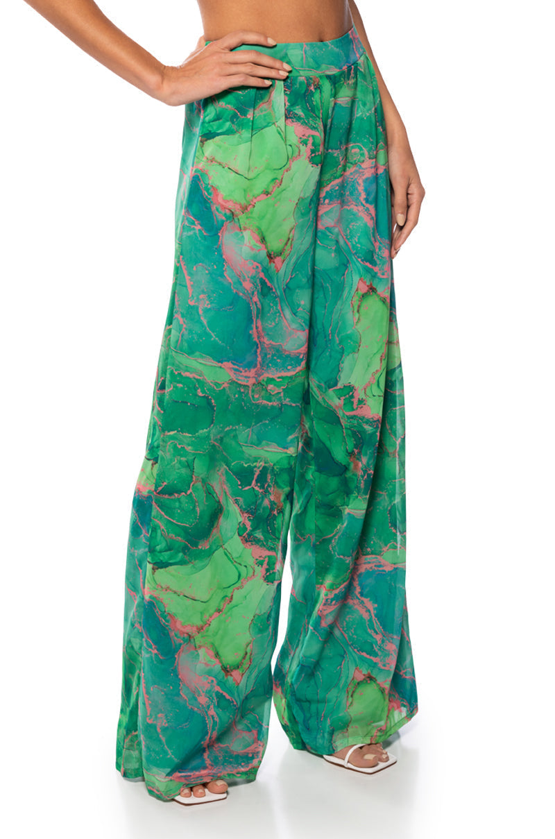 LOST IN LIFE FLOWY PALAZZO PANT