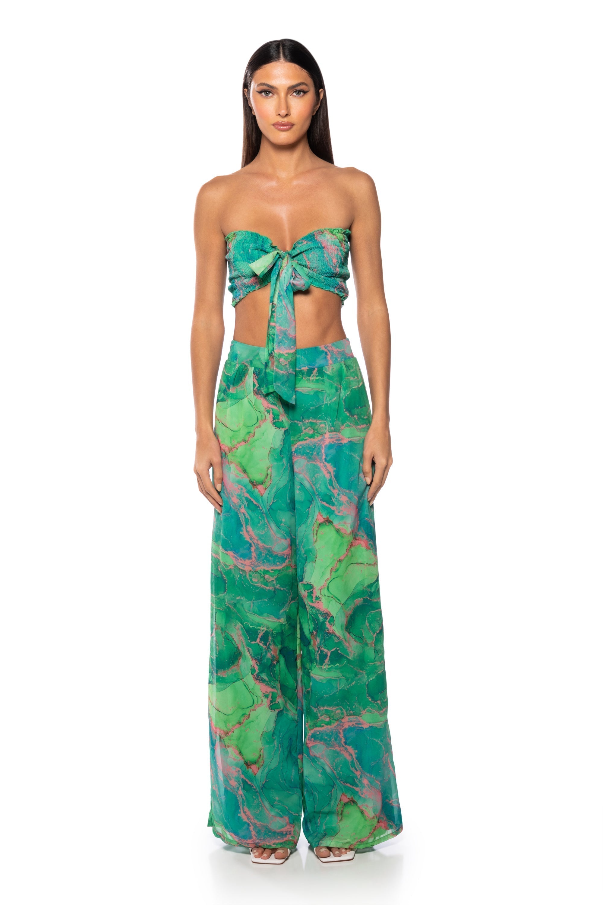 LOST IN LIFE FLOWY PALAZZO PANT