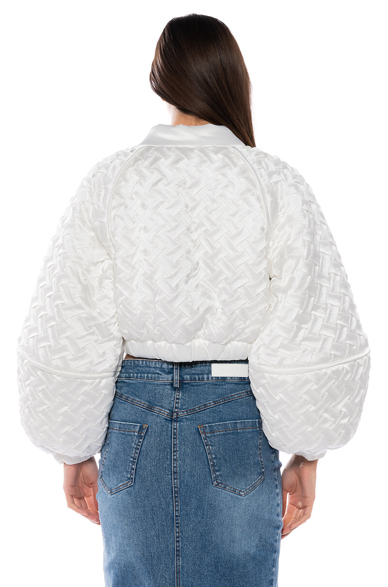 LIPA WEAVE DETAILED BOMBER