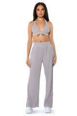 LUCY HIGH RISE WIDE LEG PANT