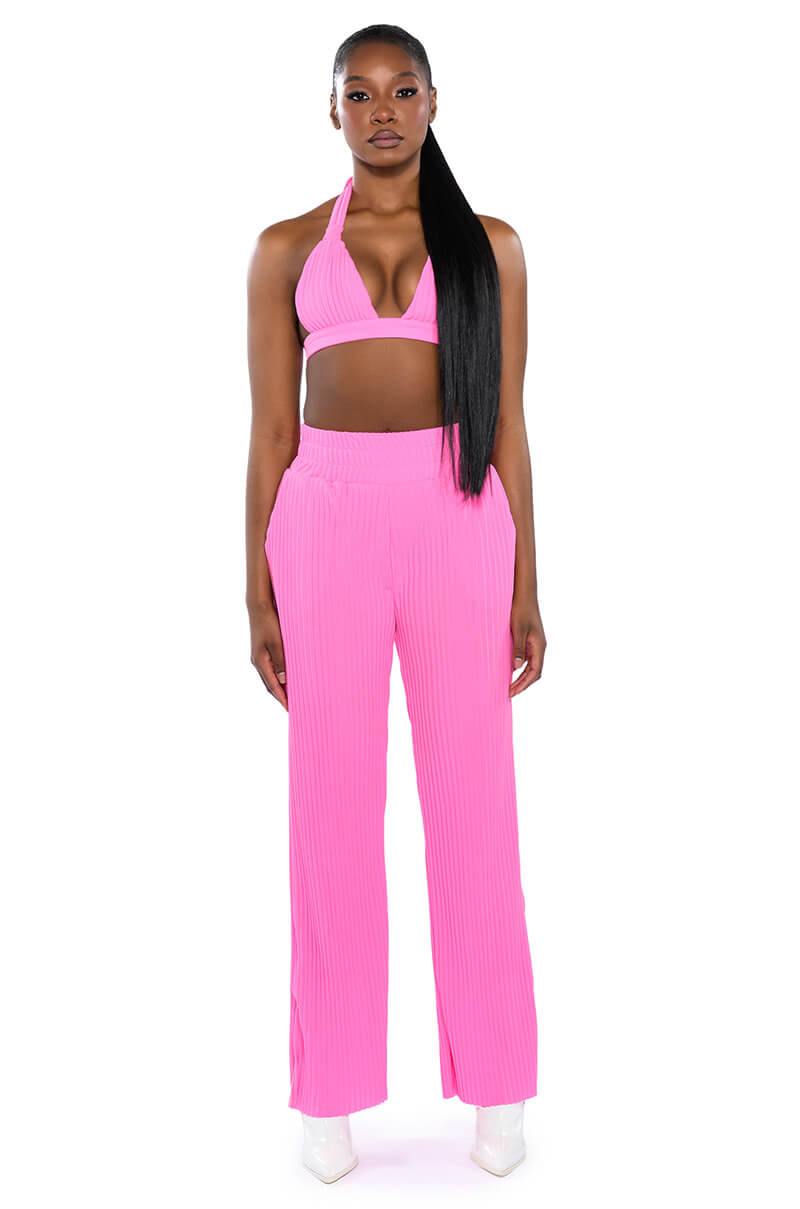 LUCY HIGH RISE WIDE LEG PANT