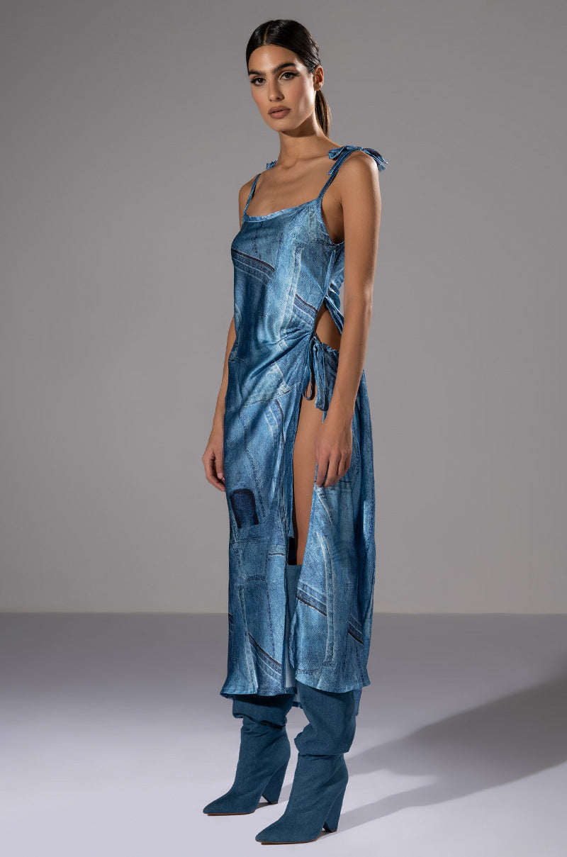 MADE YOU LOOK PRINTED DRESS AND BLAZER
