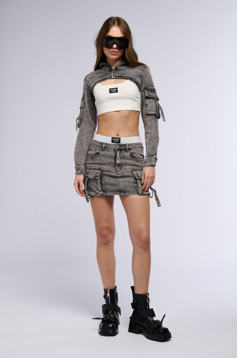 MARLEY CARGO MINI SKIRT
