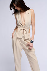 MAXINE OPEN BACK VEST