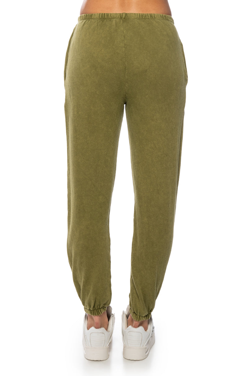 ME TIME MINERAL WASH JOGGER