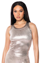 MELTED METALS BASIC LOUNGE TANK