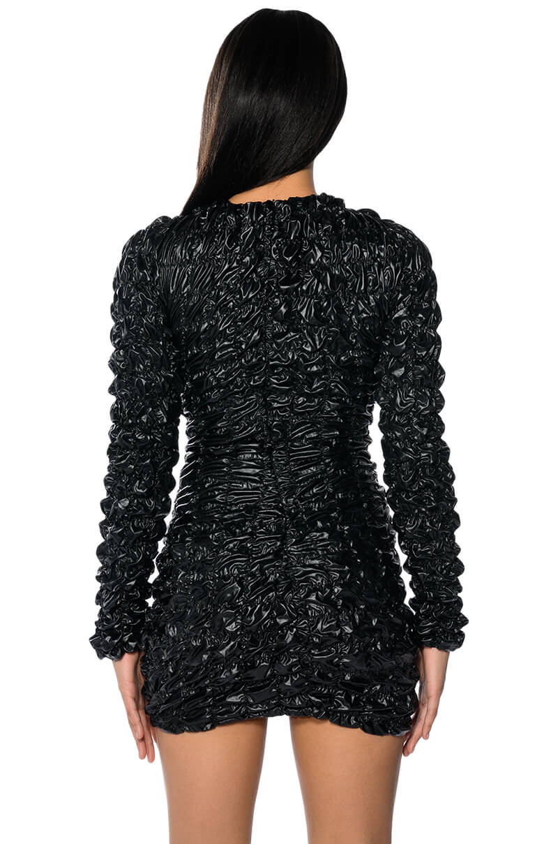 MIDNIGHT CITY LONG SLEEVE MINI DRESS