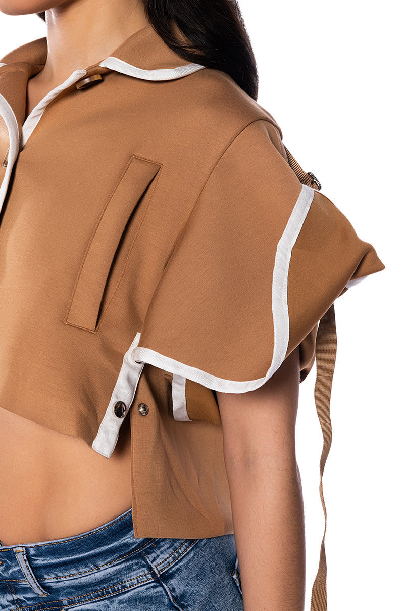 MILES SCUBA VEST WITH ADJUSTABLE SLEEVES