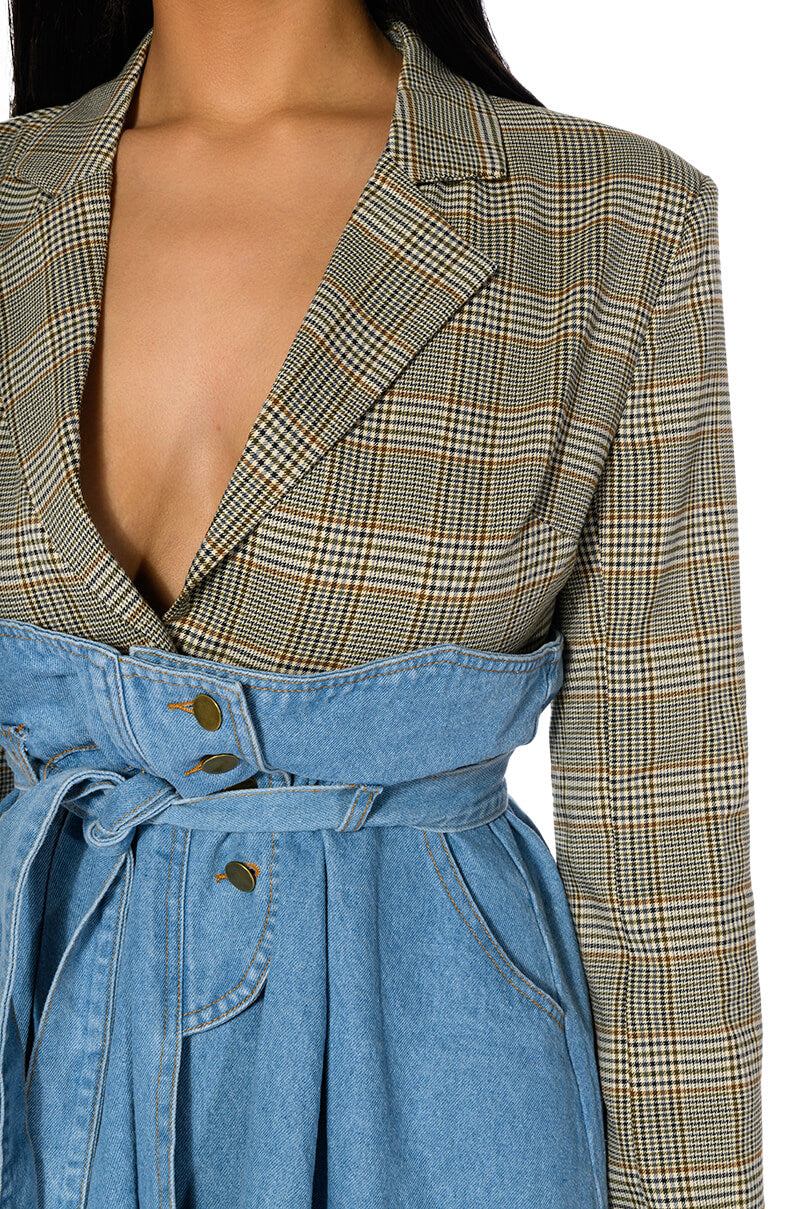 MINDING MINE TAILORED MINI DRESS