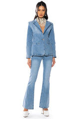 MY BUSINESS DENIM BLAZER