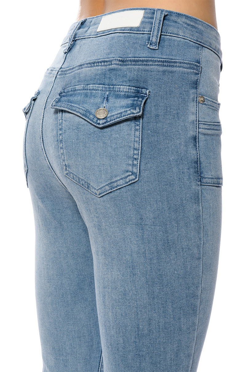 MYSTERY IN YOUR MIND LOW RISE FLARE JEANS