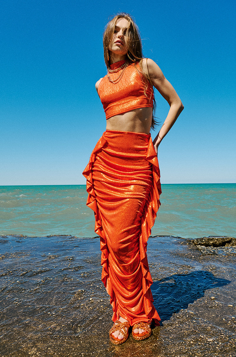 NEED A BREAK MAXI SKIRT