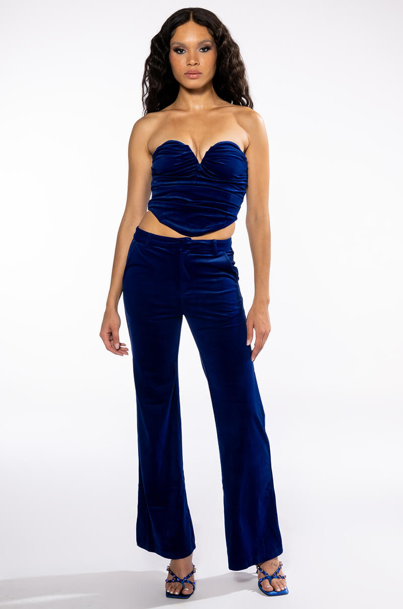 NIGHT MOVES VELVET CORSET